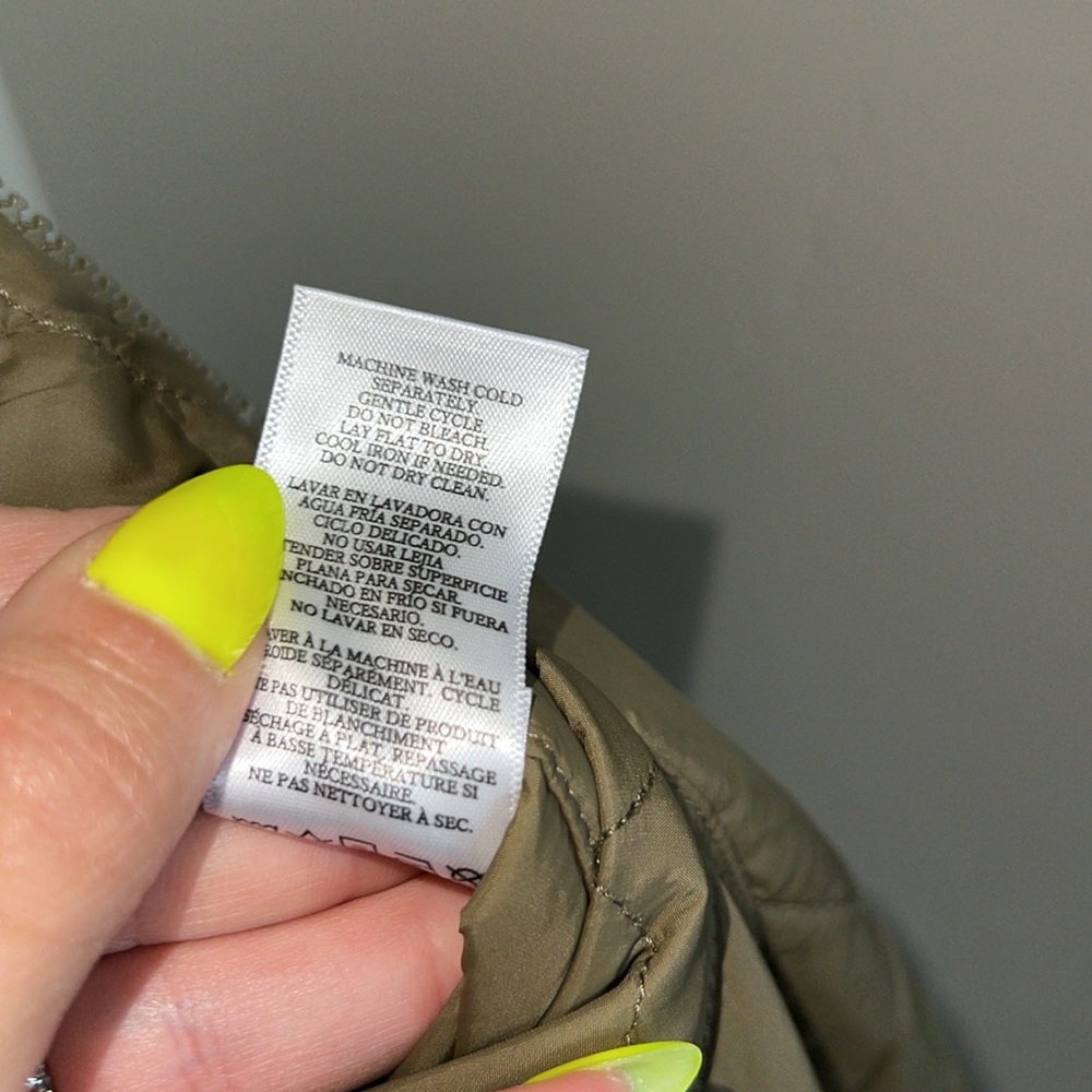 NWOT Rails Granger Jacket - Ivory Olive Mix - Reversible - Picture 10 of 10